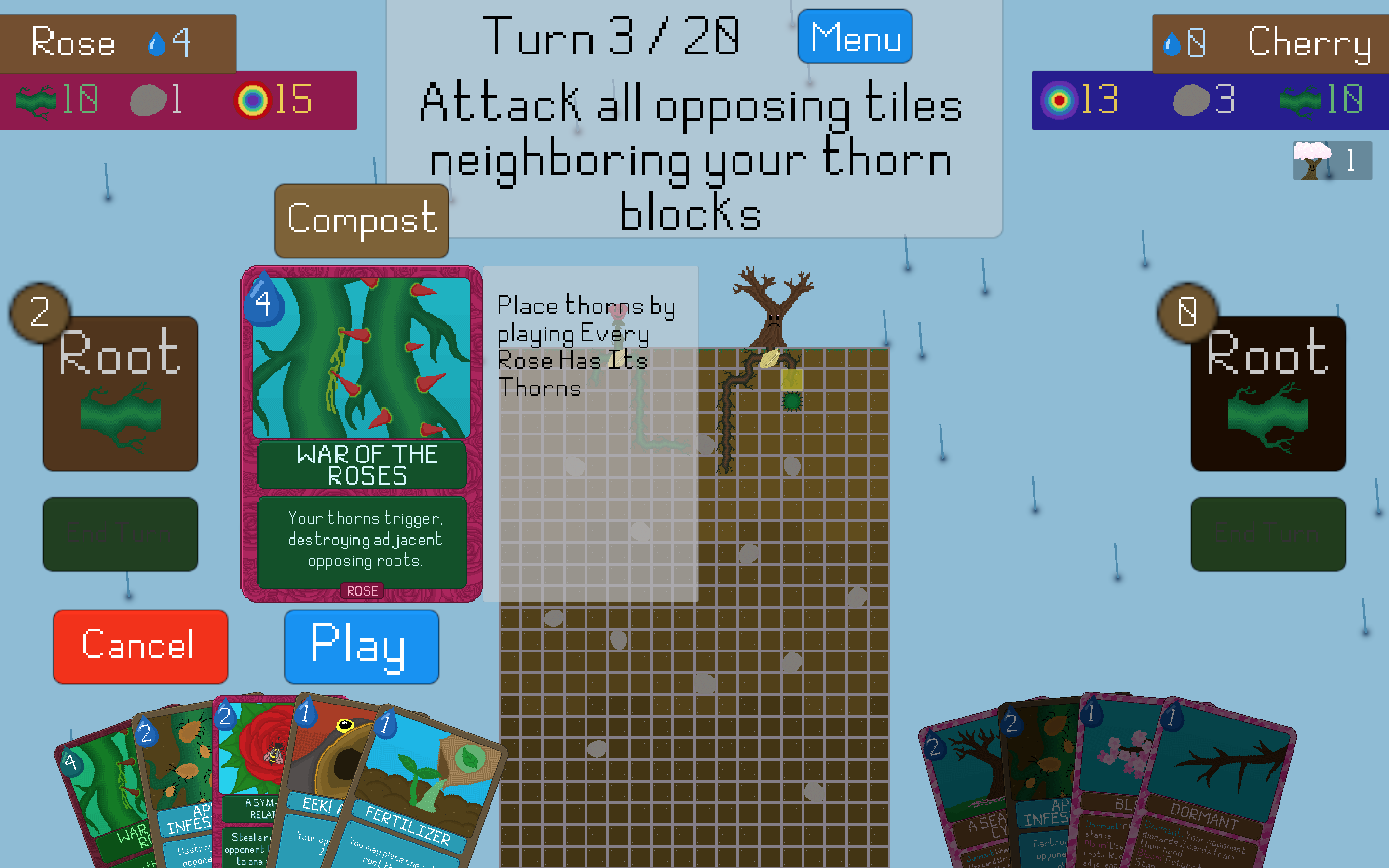 A screenshot of the game showing the tooltip feature
